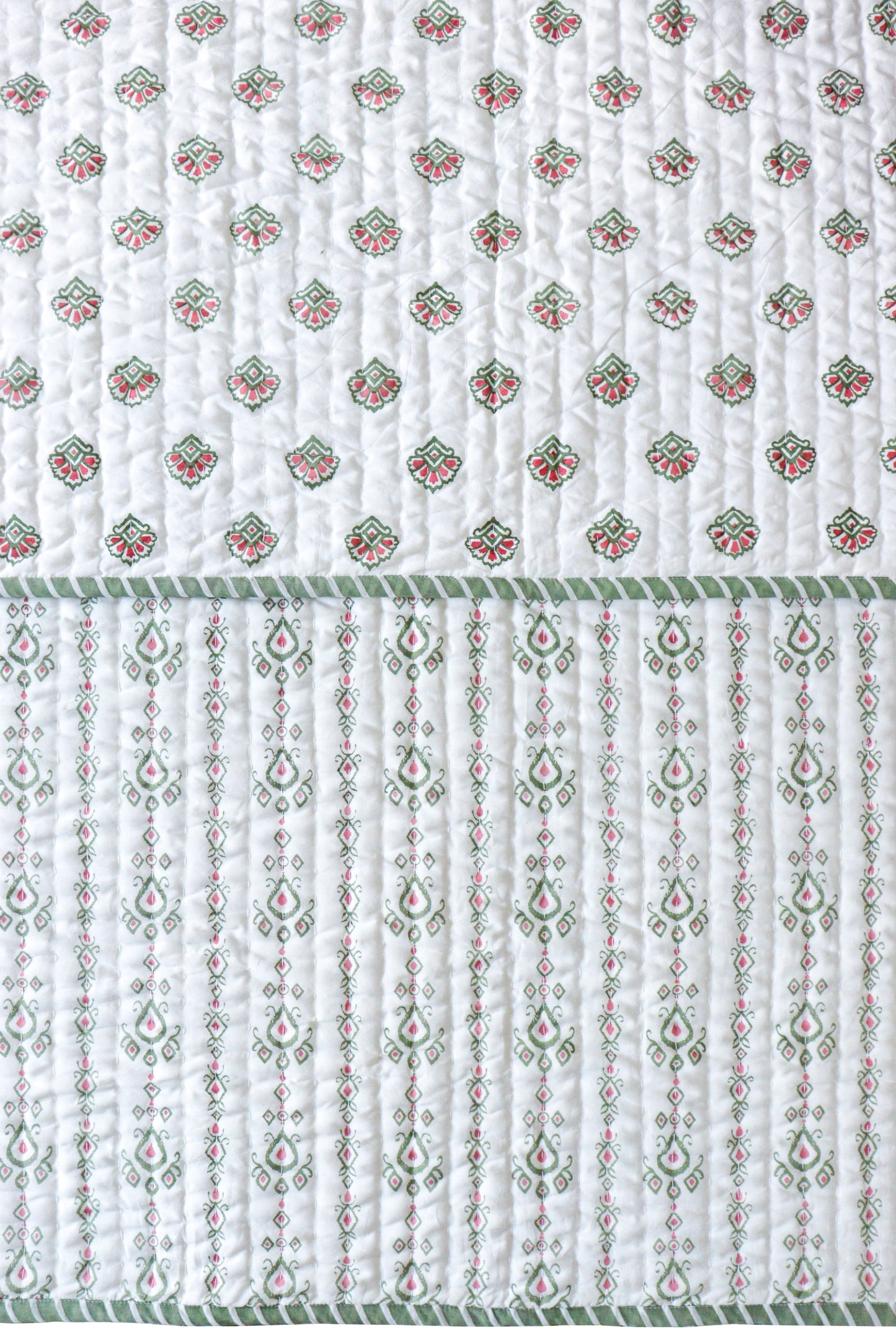 Ikat Print Cotton Quilt