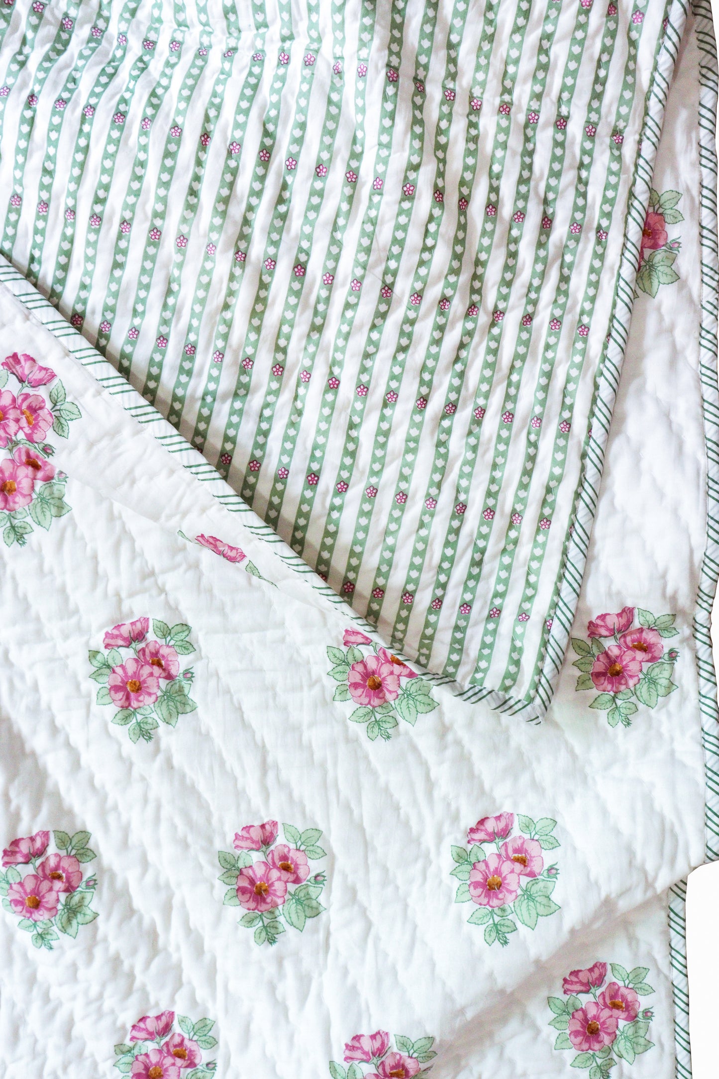 Rose Bouquet Cotton Quilt