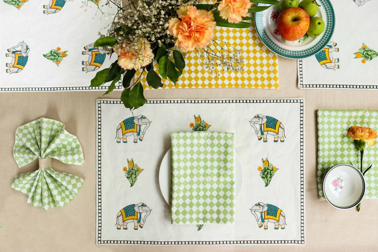 Checkered Table Runner