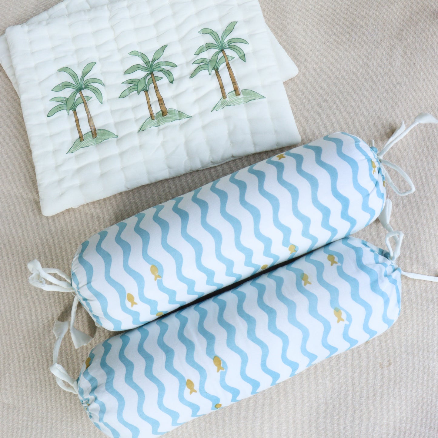 Boat Infant Cotton Quilt (Set of 5)