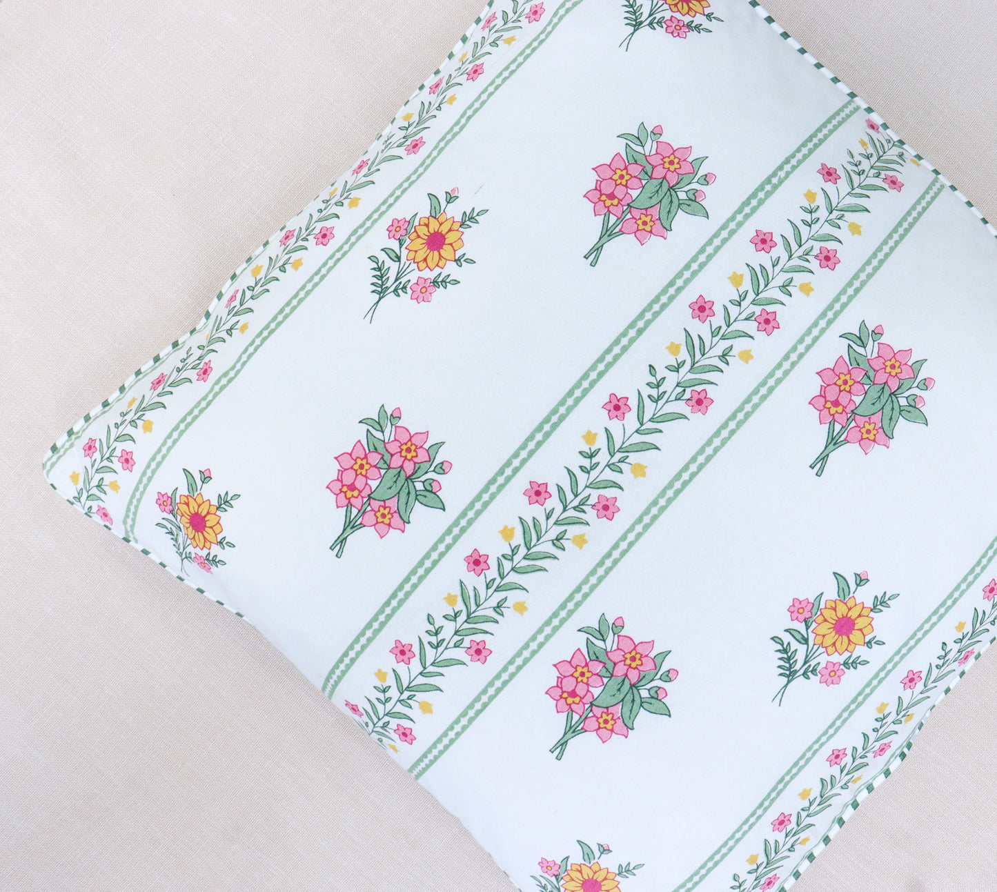 Blush Bloom Cushion Cover