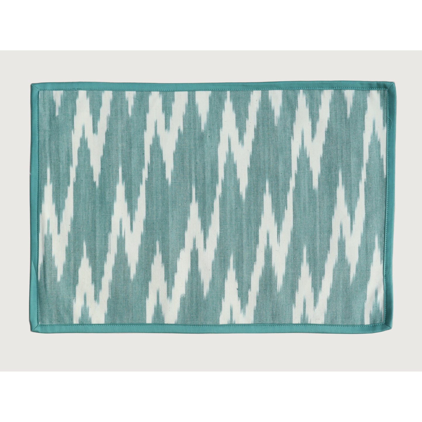 Sea Green Ikat Table Mat Set