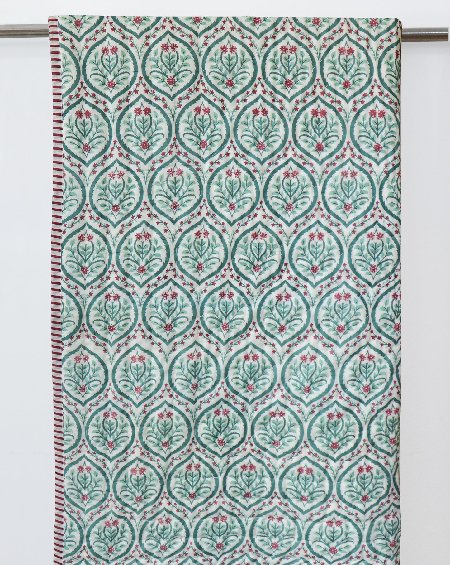 Mughal Jaal Reversible Cotton Quilt