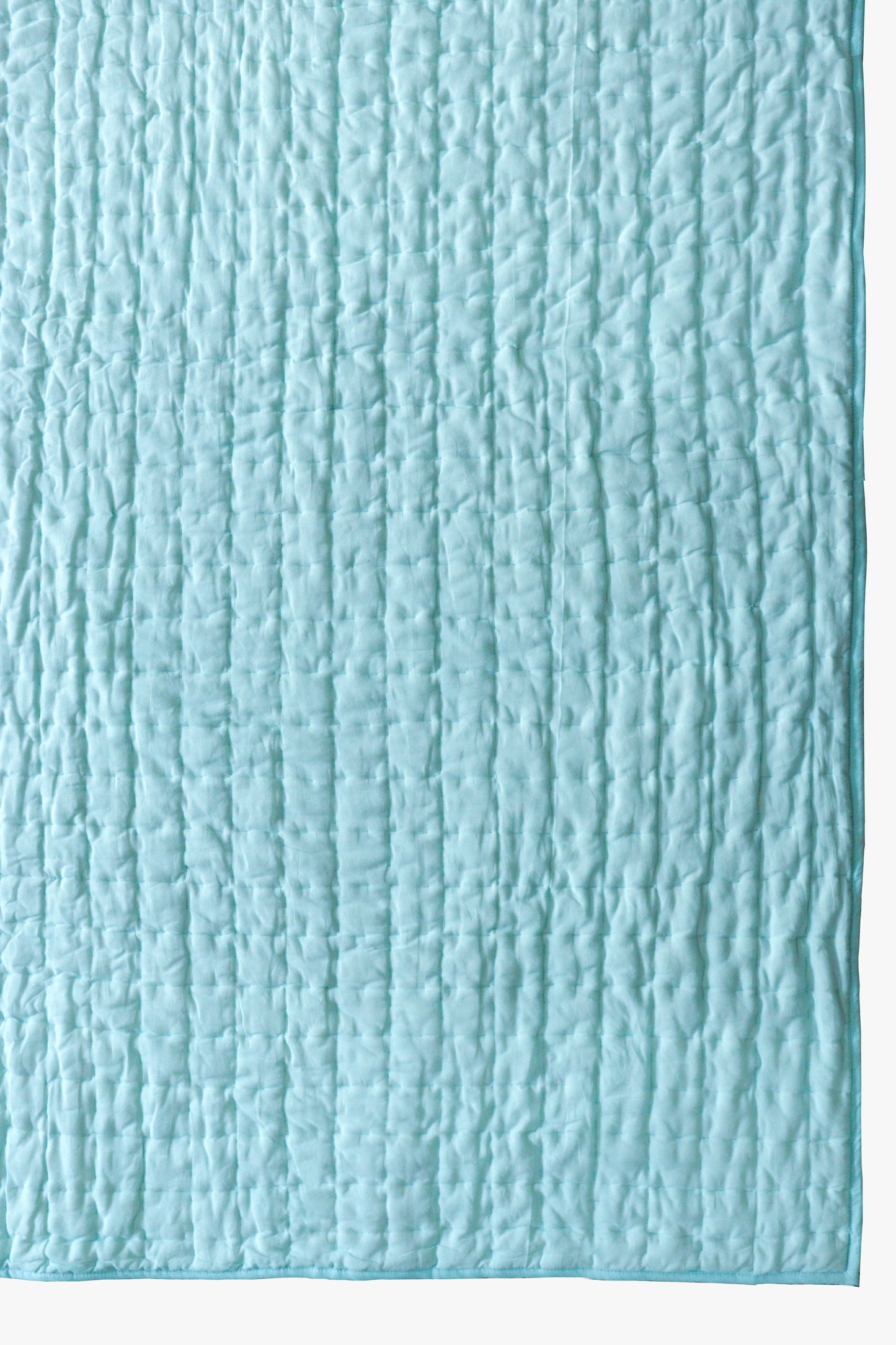 Checkered Cotton Quilt With Pillow Cover