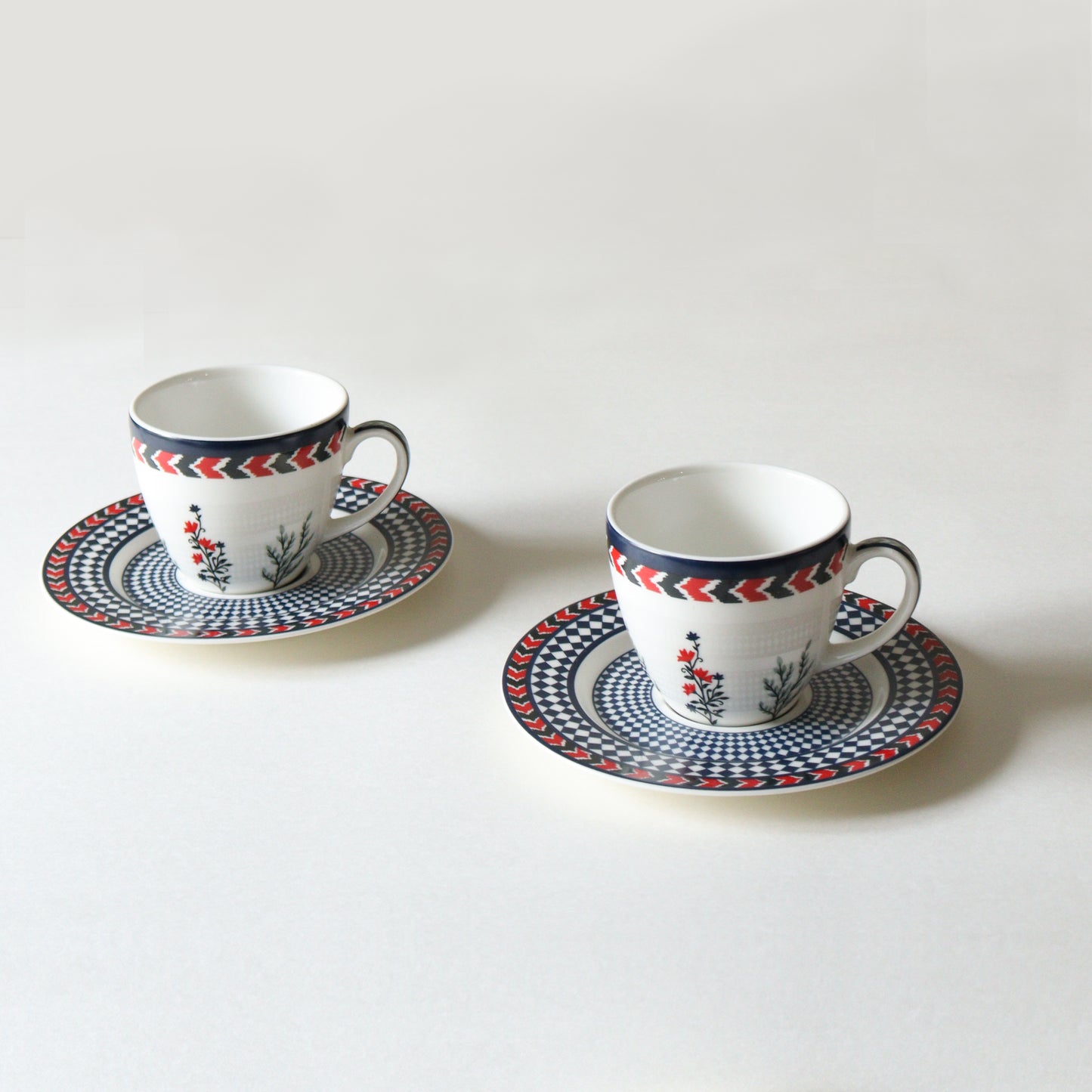 Noor Tea Cup & Saucer (Set of 2)