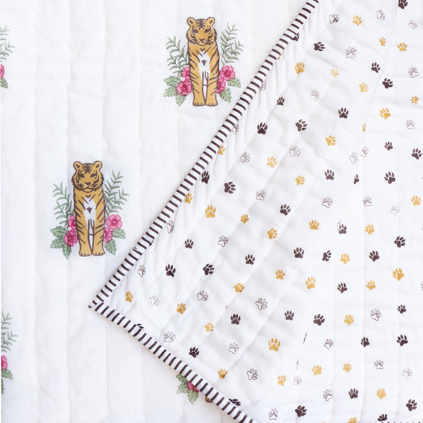Tiger Toddler Cotton Quilt (Set of 3)