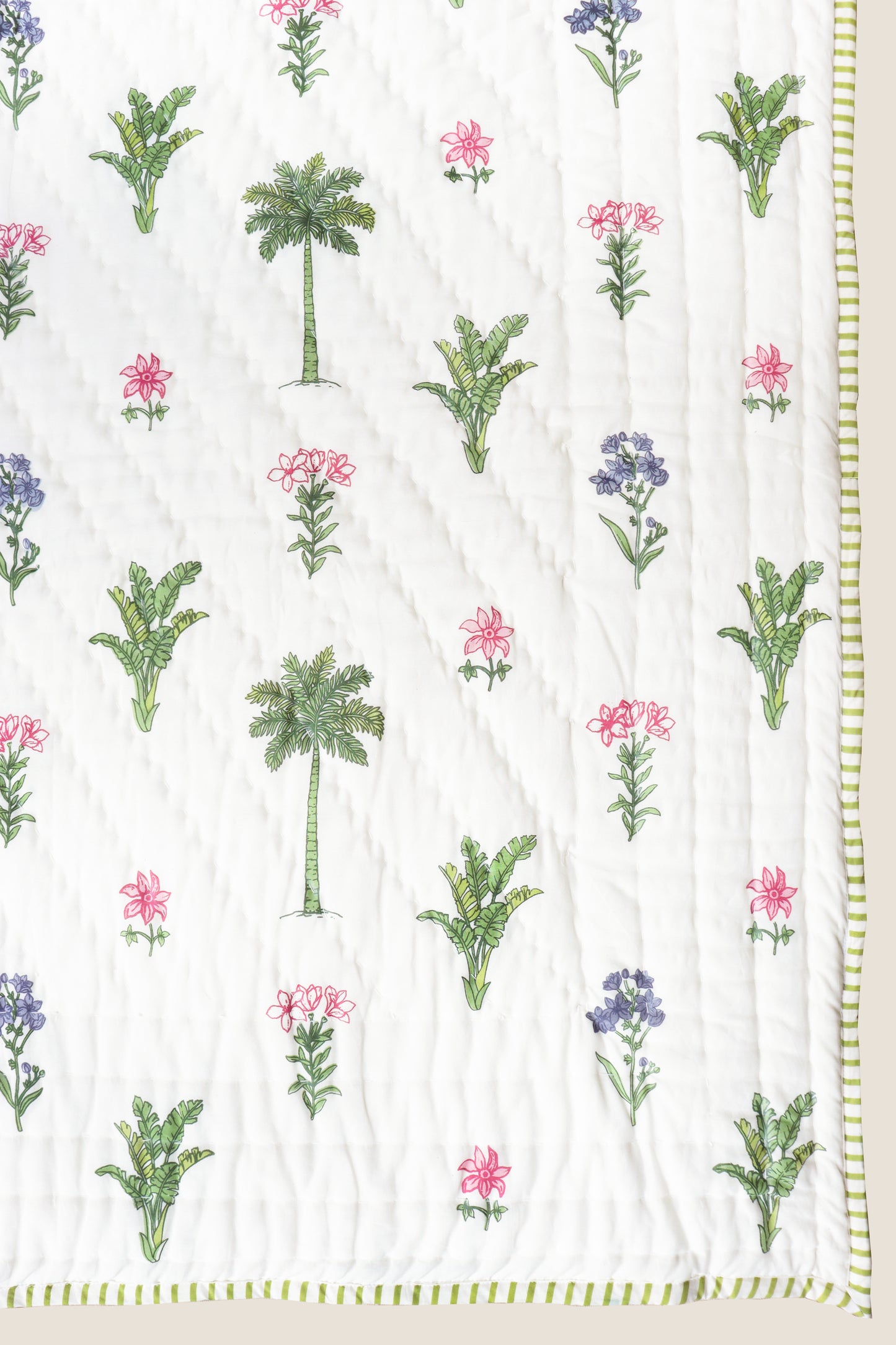 Aranya Bloom Cotton Quilt