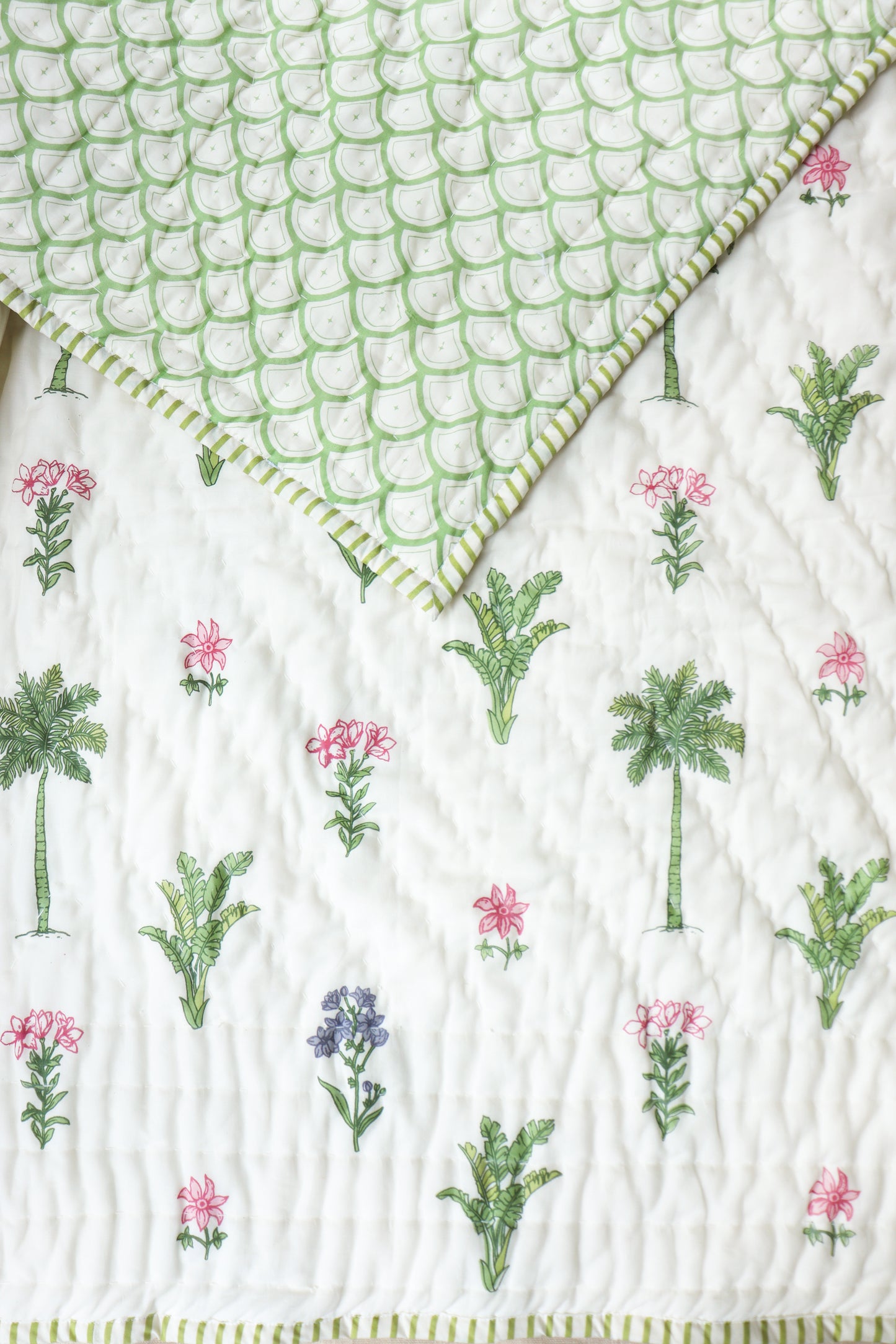 Aranya Bloom Cotton Quilt