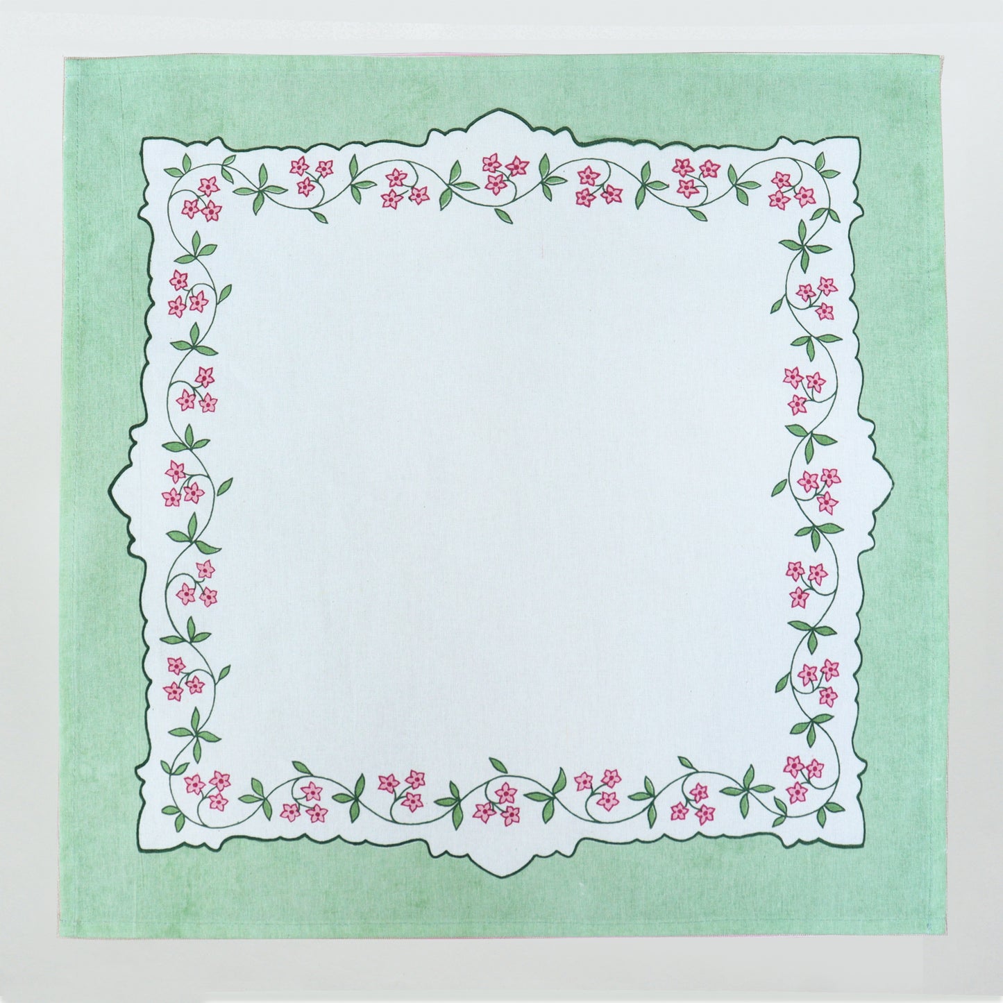 Floral Napkin Set (Green)