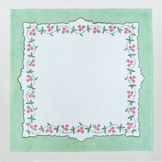 Floral Napkin Set (Green)
