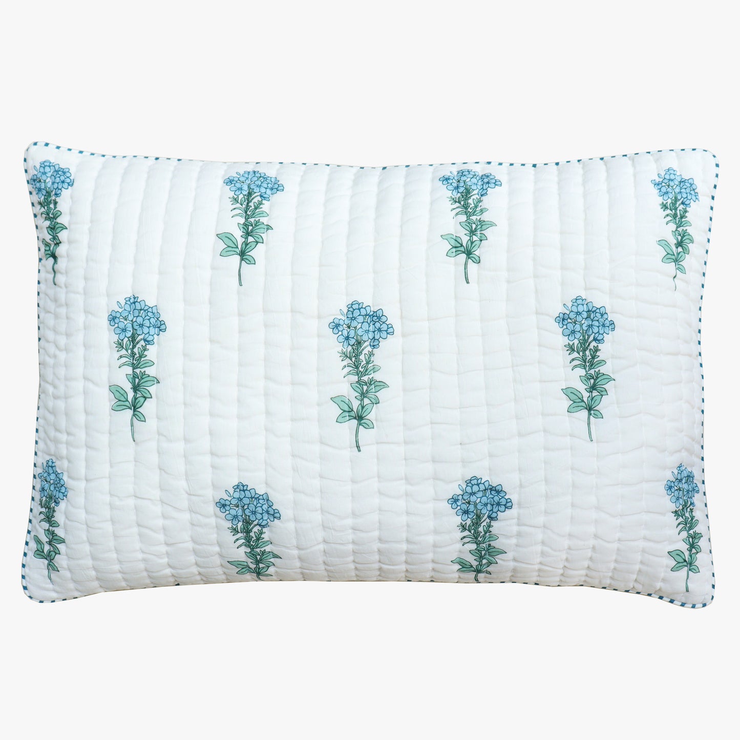 Hydrangea Quilted Pillow Cover (Set of 2)