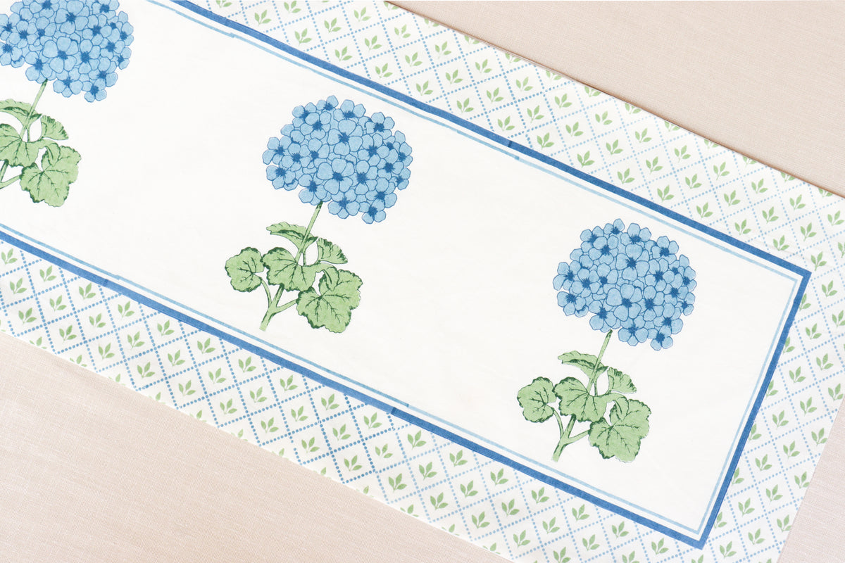 Hydrangea Table Runner