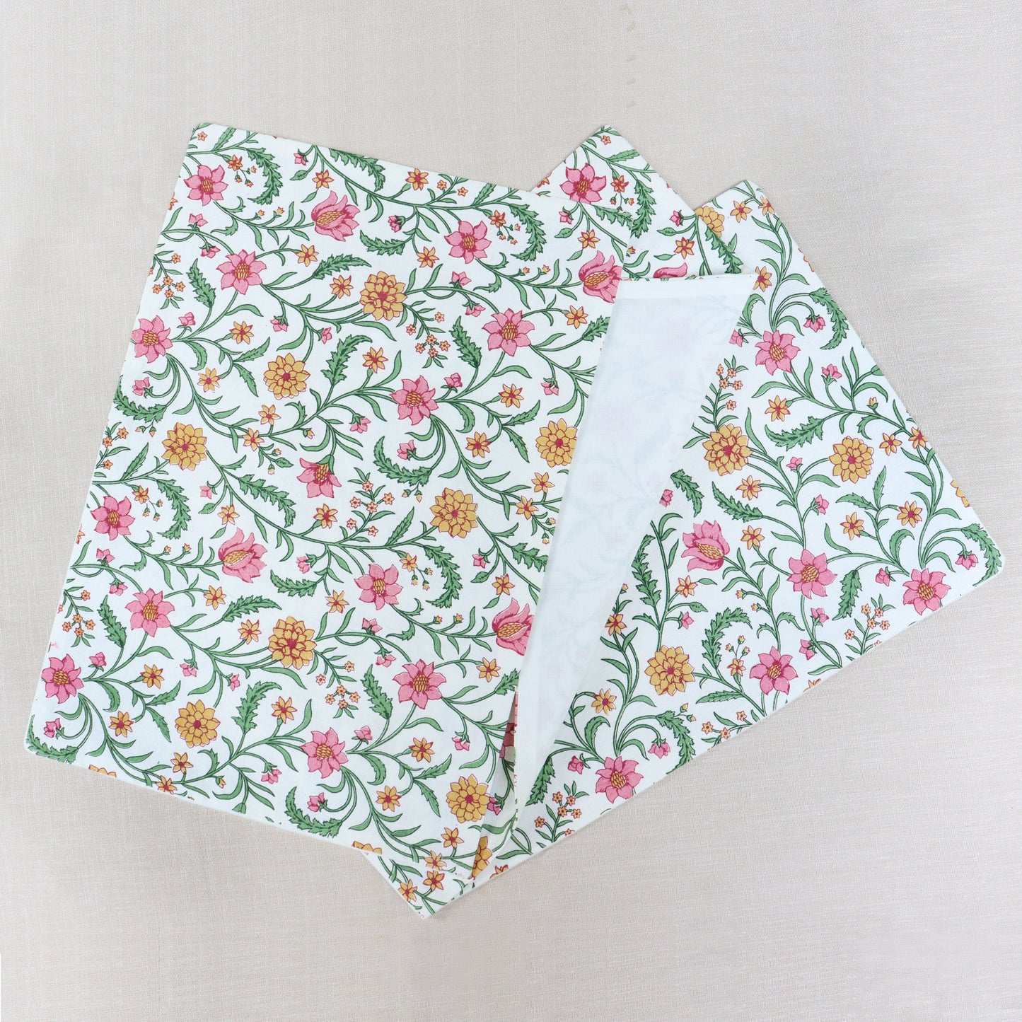 Floral Table Mat Set