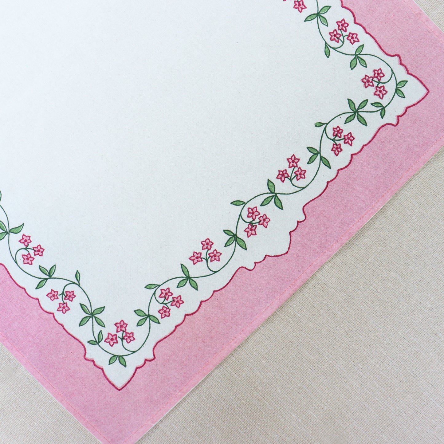 Floral Napkin Set (Pink)
