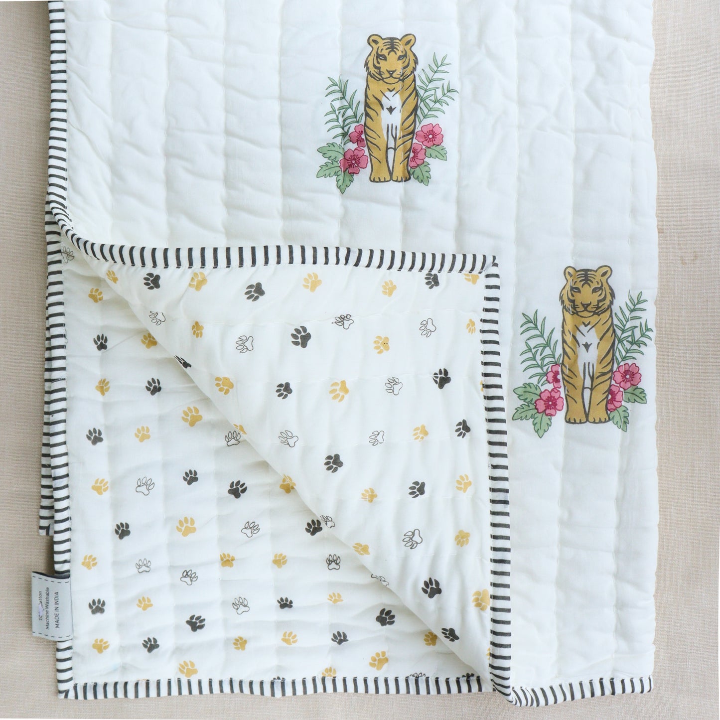 Tiger Infant Cotton Quilt (Set of 5)