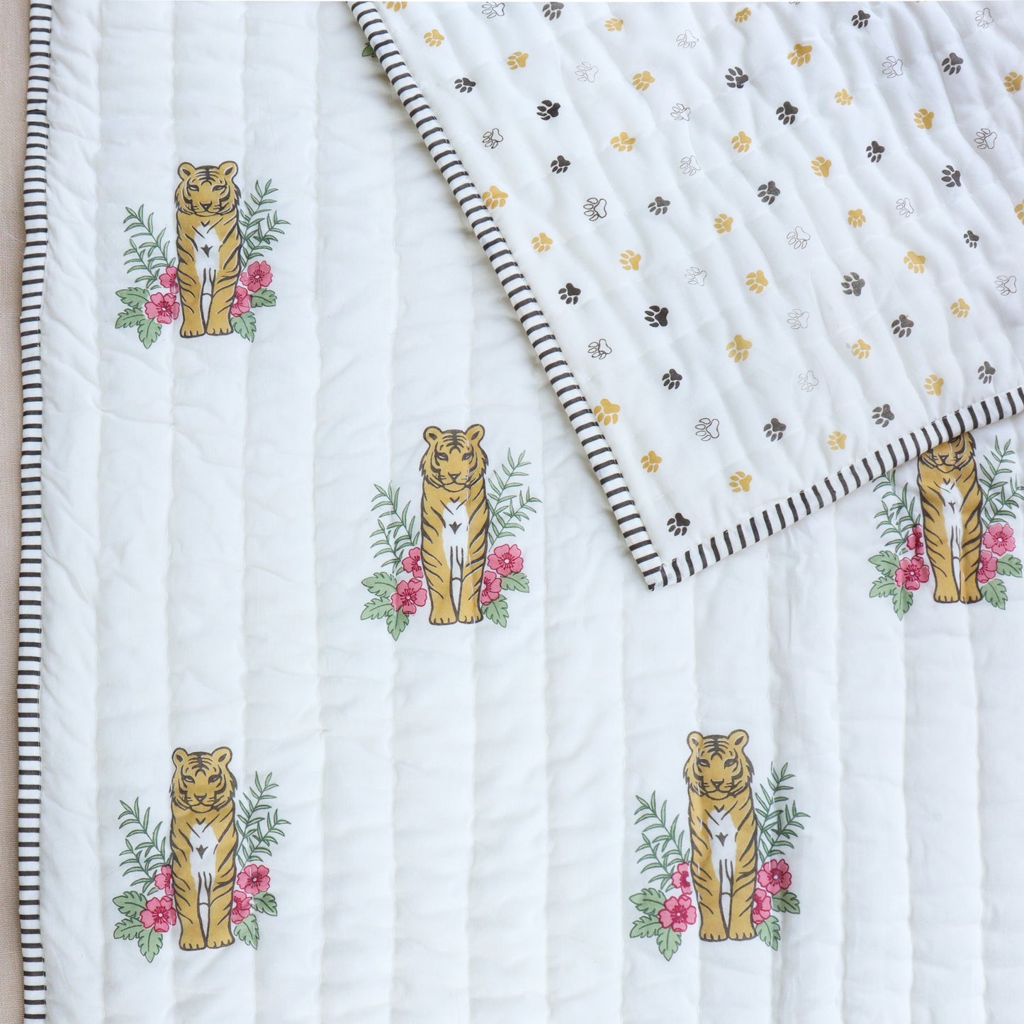Tiger Infant Cotton Quilt (Set of 5)