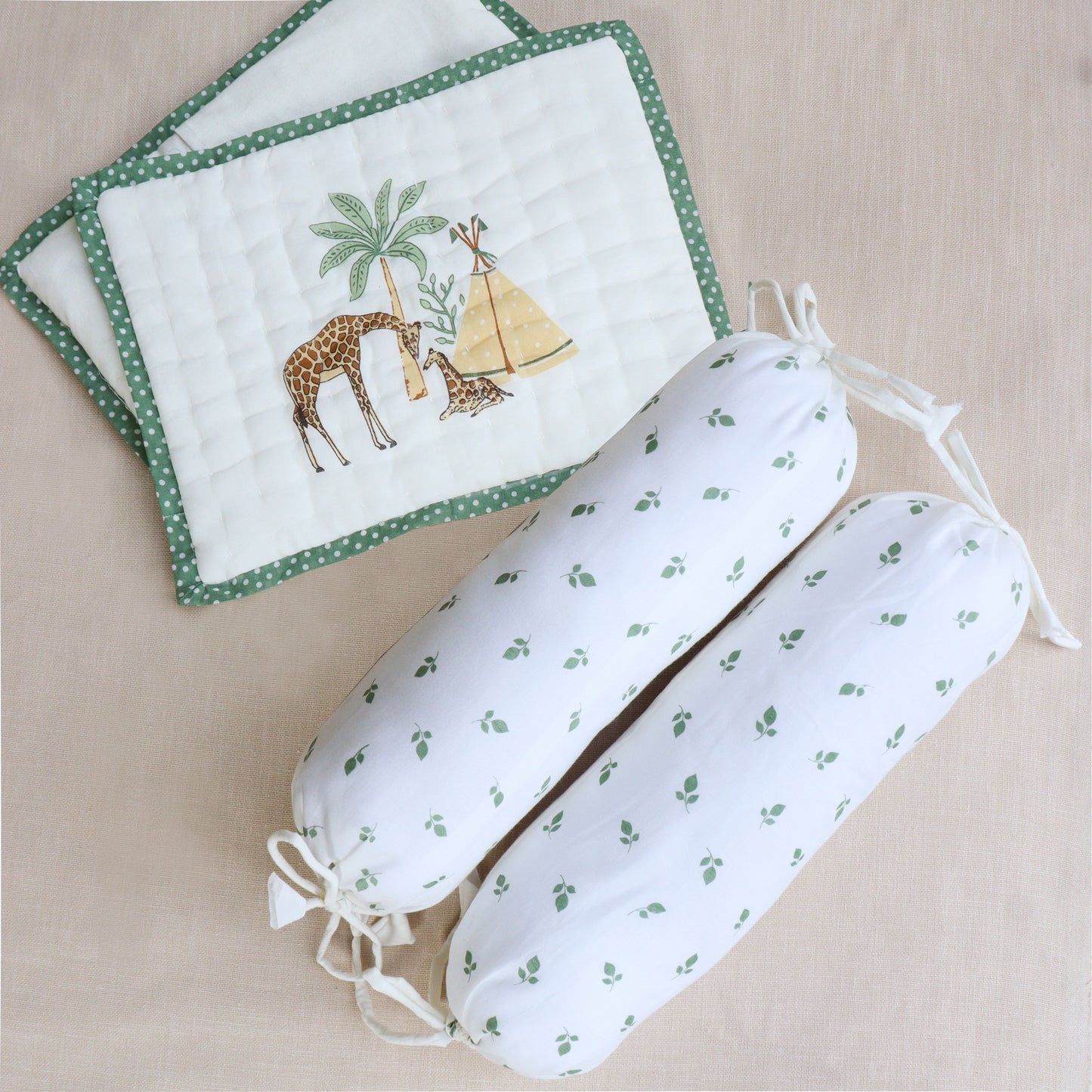 Giraffe Infant Cotton Quilt (Set of 5)