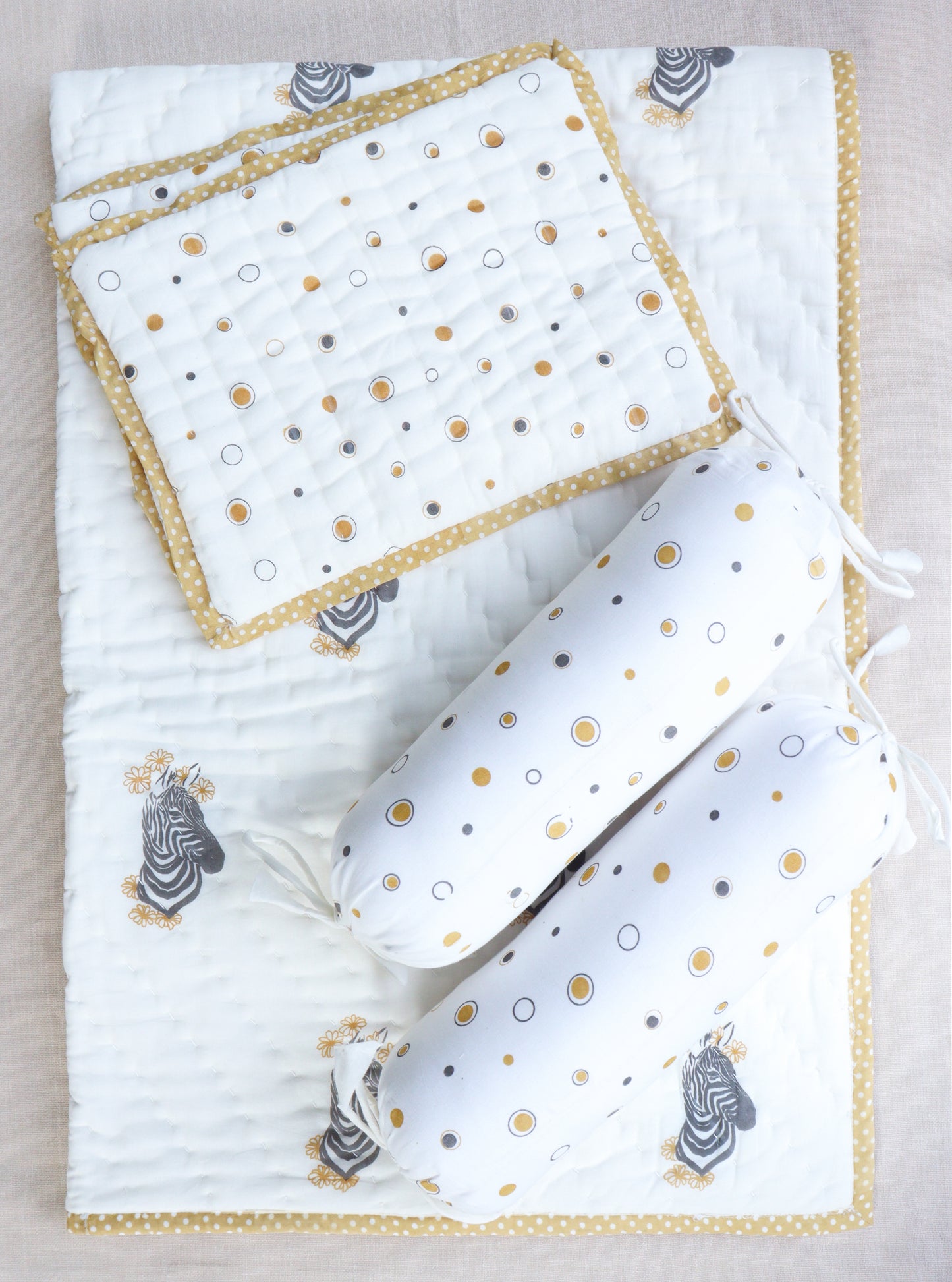 Zebra Infant Cotton Quilt (Set of 5)