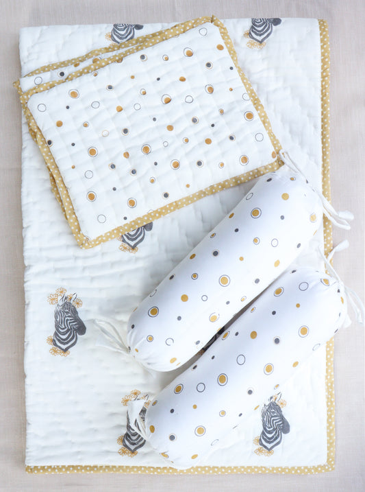Zebra Infant Cotton Quilt (Set of 5)