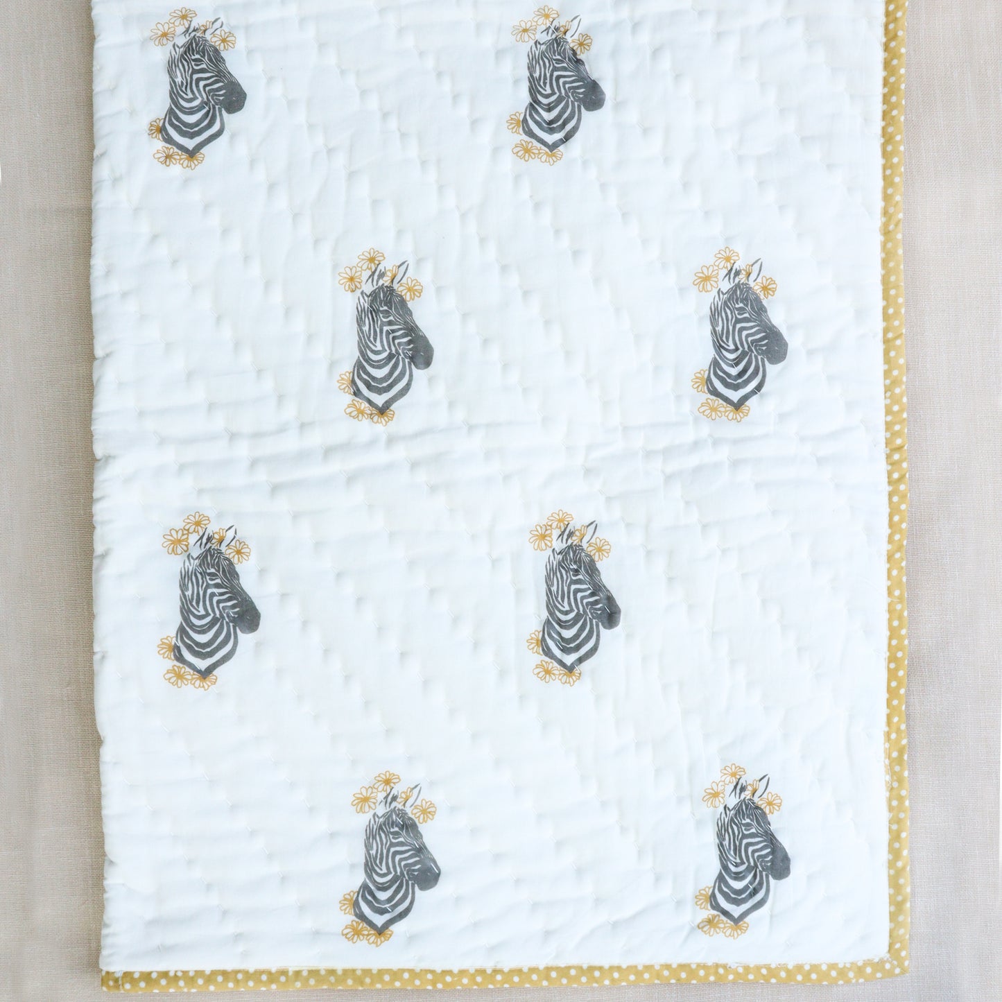 Zebra Infant Cotton Quilt (Set of 5)