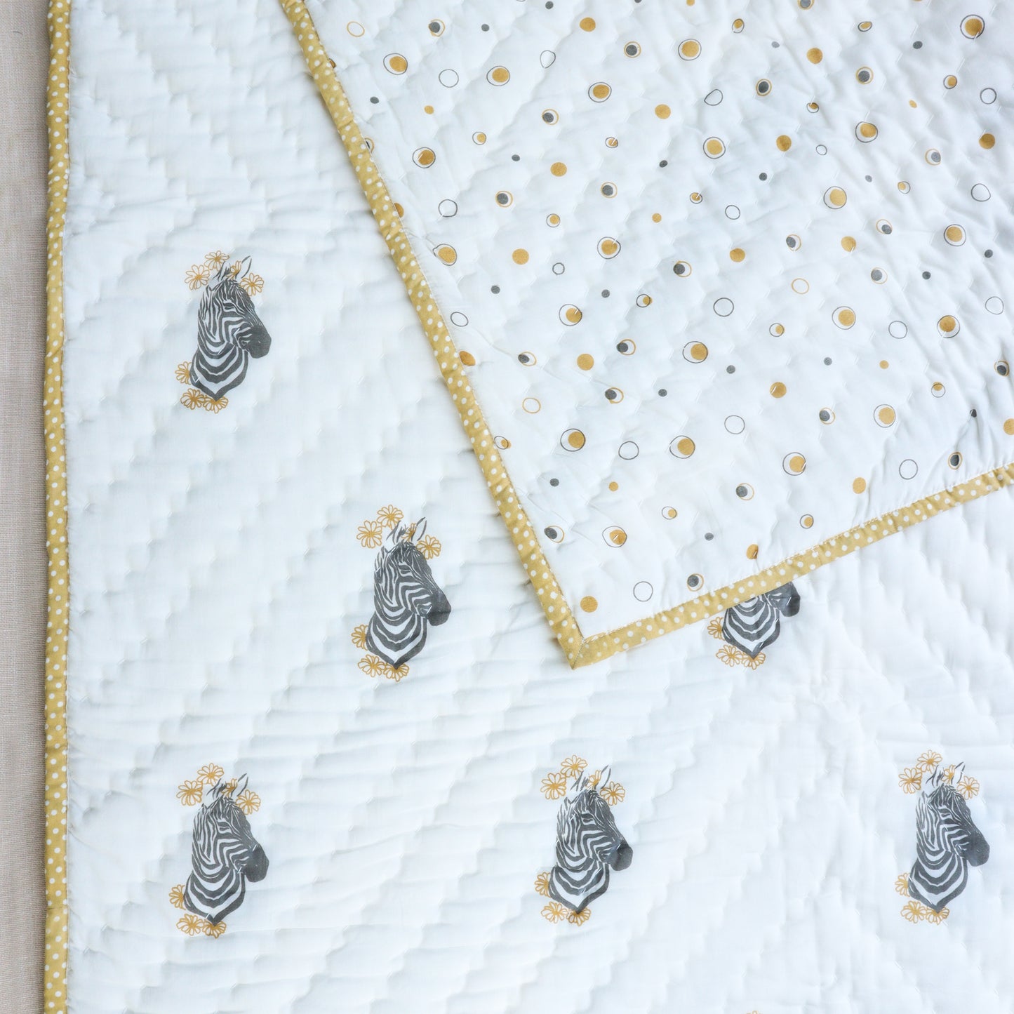 Zebra Infant Cotton Quilt (Set of 5)