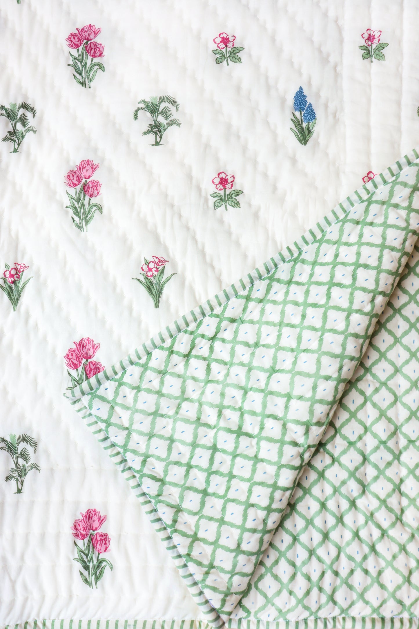 Quiet Garden Cotton Quilt