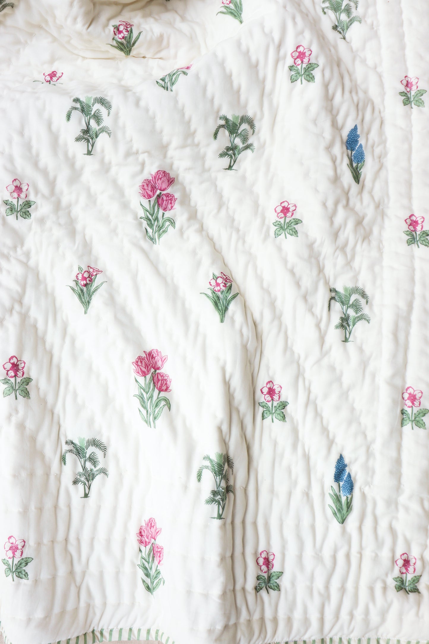 Quiet Garden Cotton Quilt
