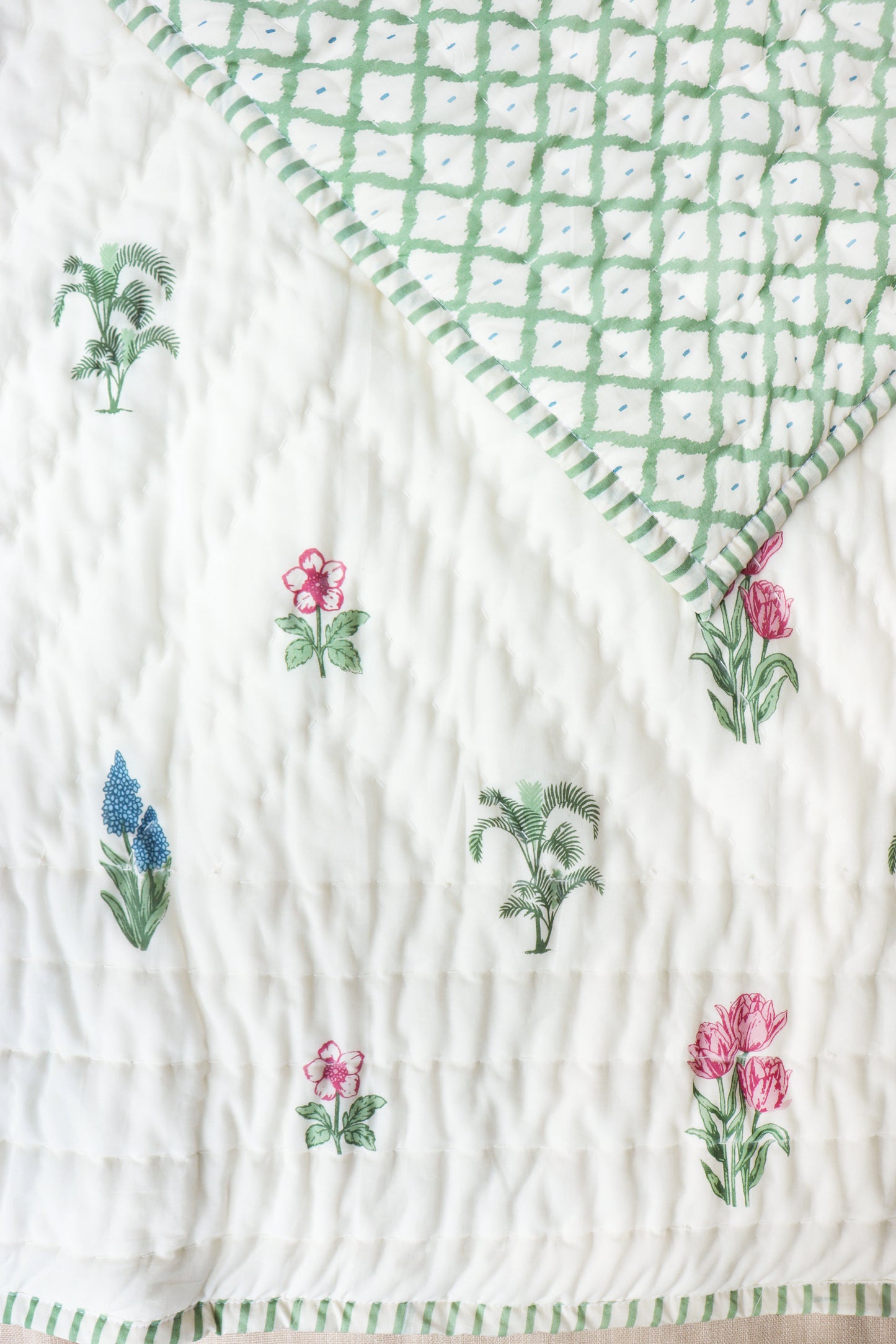 Quiet Garden Cotton Quilt