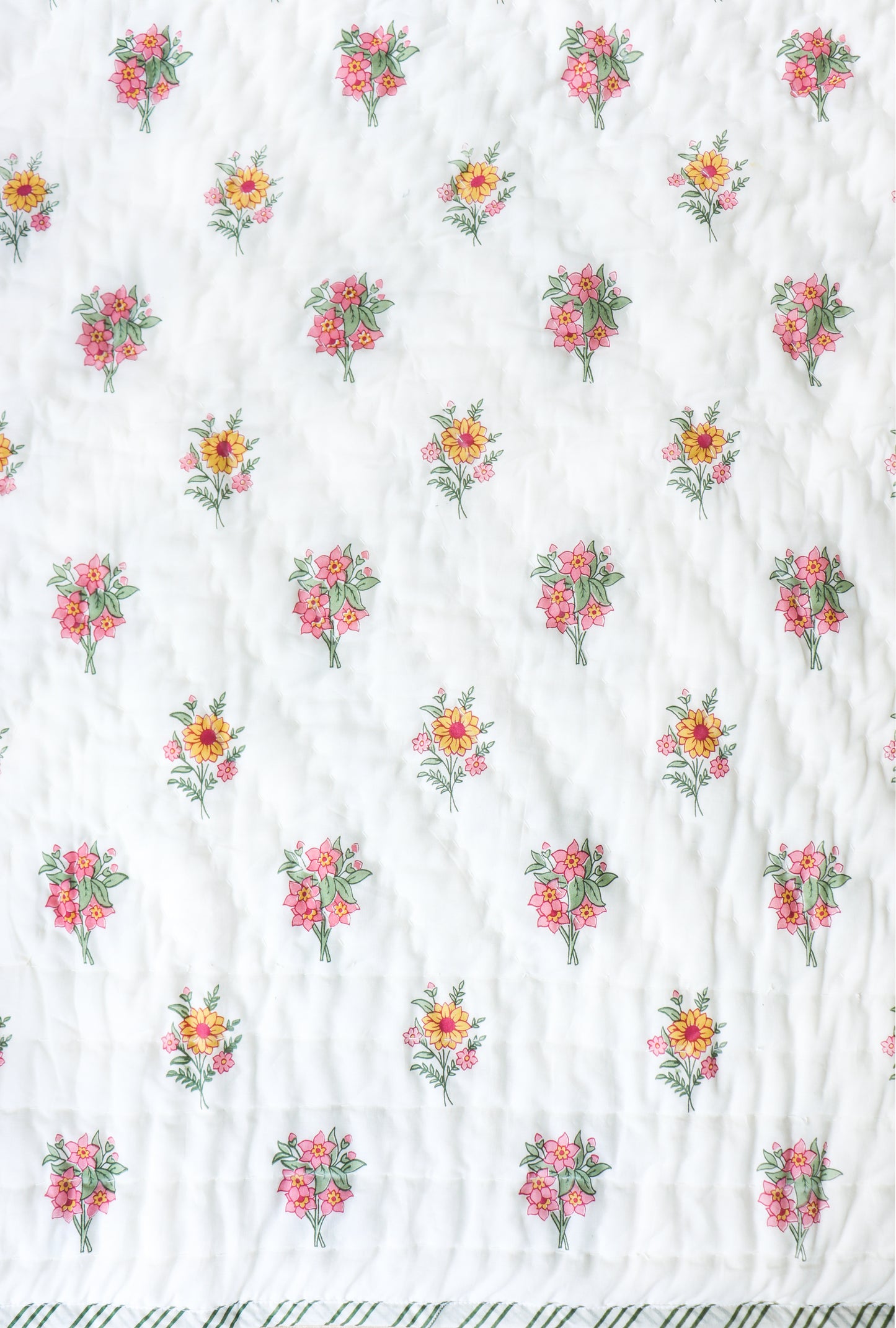 Blush Bloom Cotton Quilt