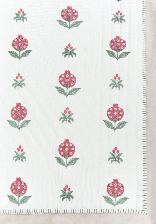 Pomegranate Cotton Quilt