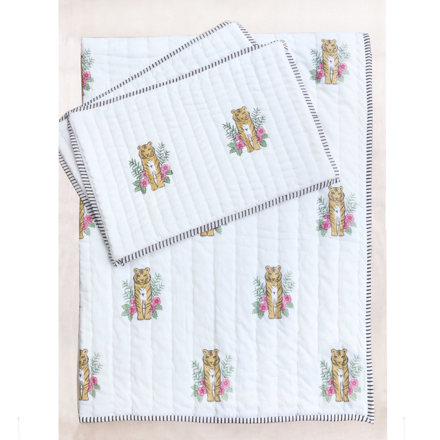 Tiger Toddler Cotton Quilt (Set of 3)