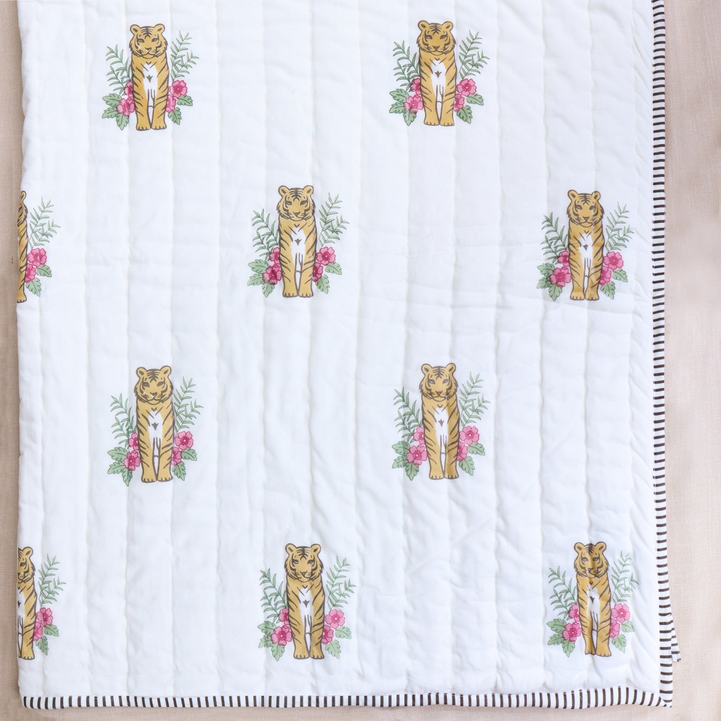 Tiger Toddler Cotton Quilt (Set of 3)