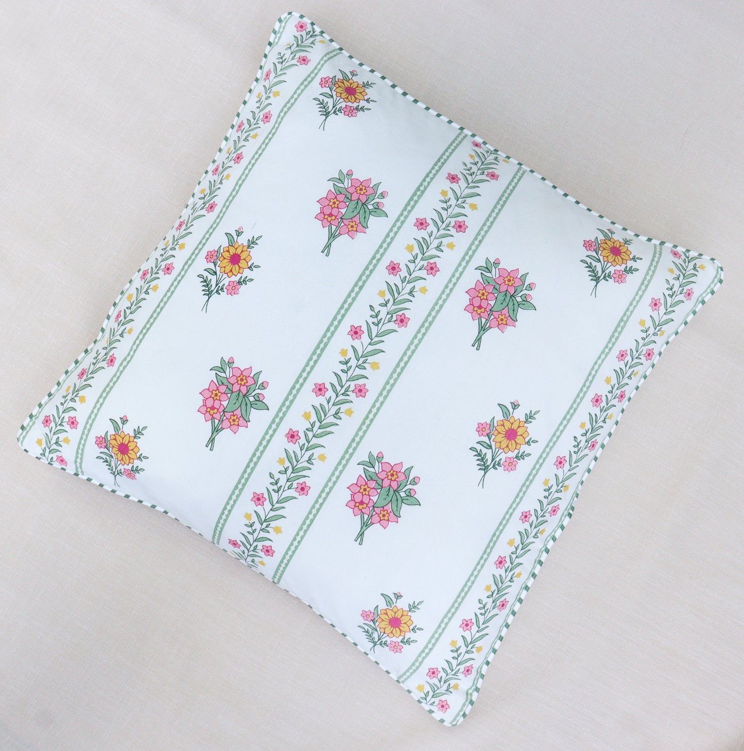 Blush Bloom Cushion Cover