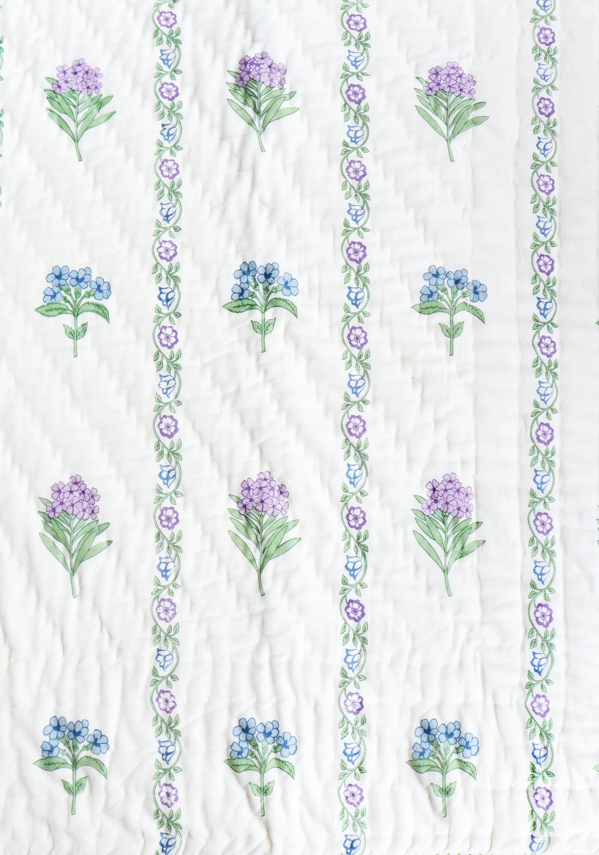 Hydrangea Stripe Quilt