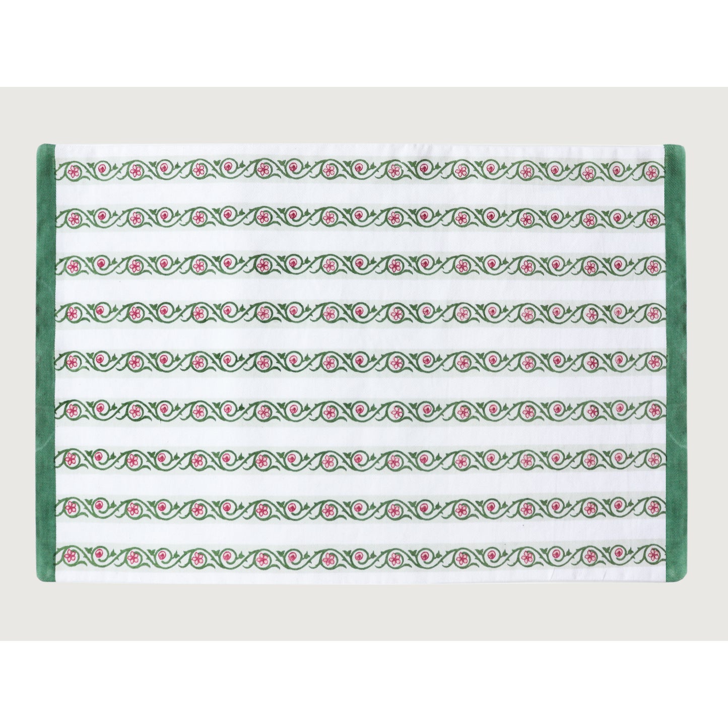 Floral Stripes Table Mat Set