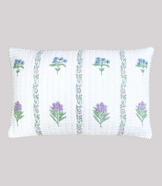 Hydrangea Stripe Pillow Cover (Set of 2)