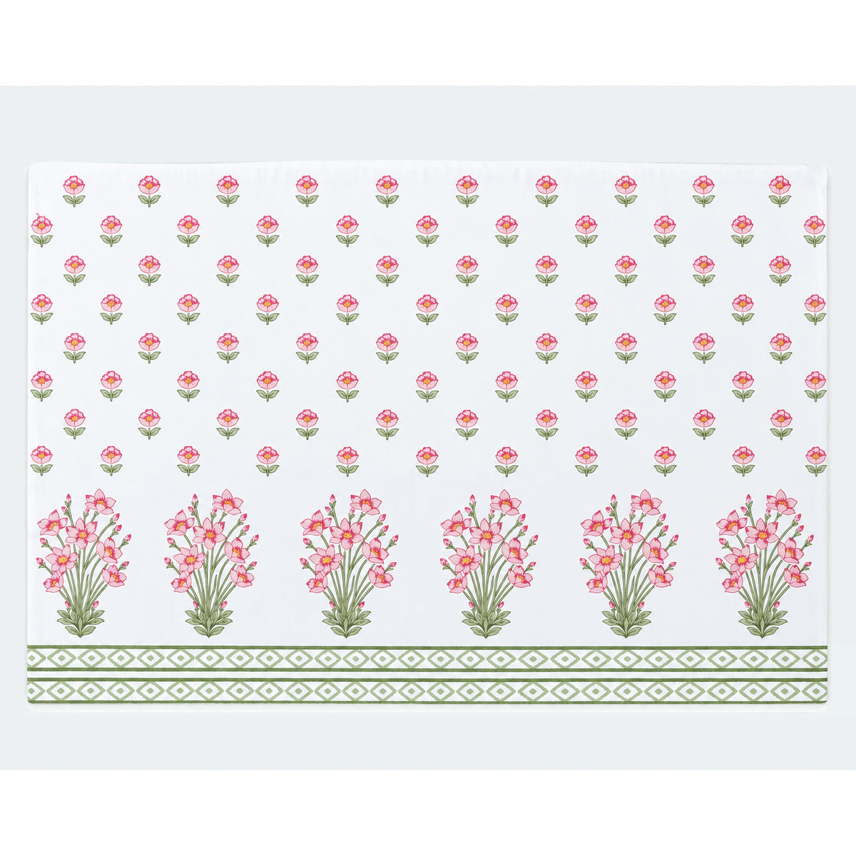 Pink Posy Cotton Table Mat