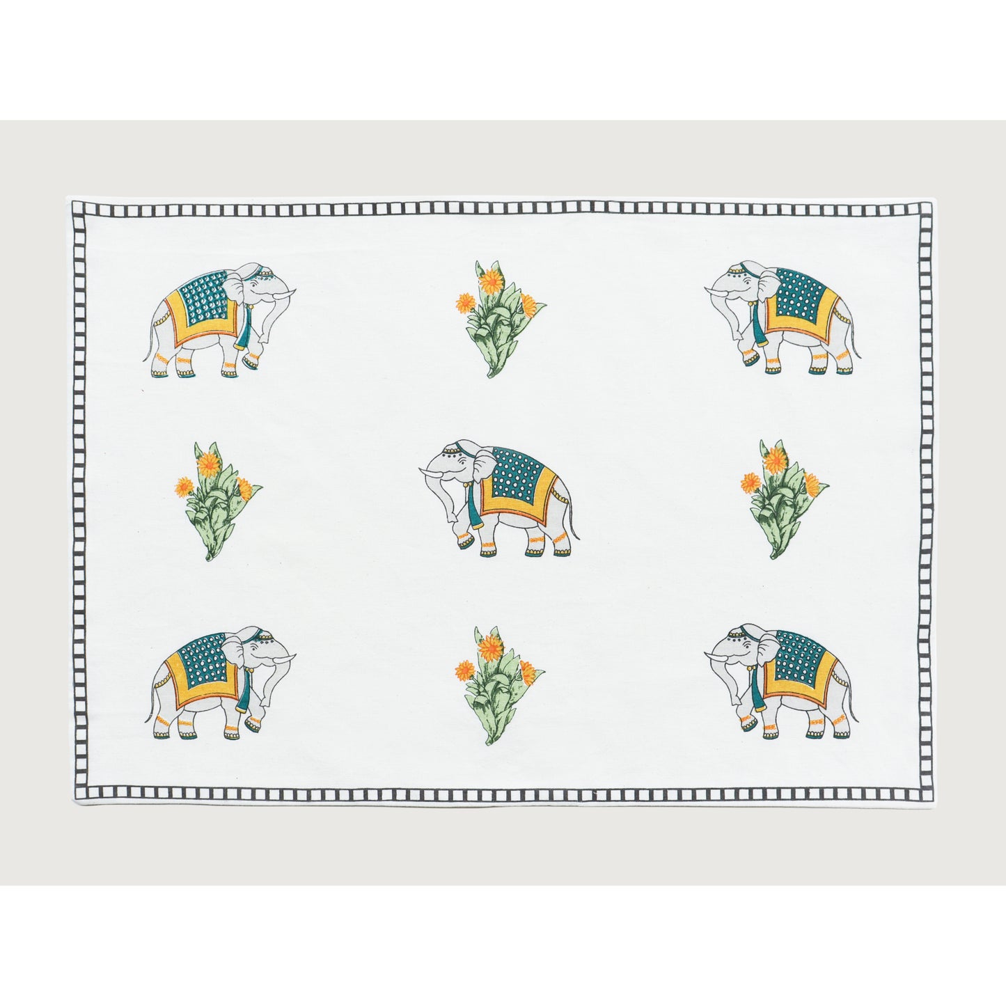 Elephant Table Mat Set