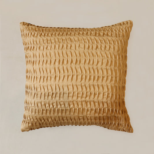 Textured Cushion Cover (Golden)