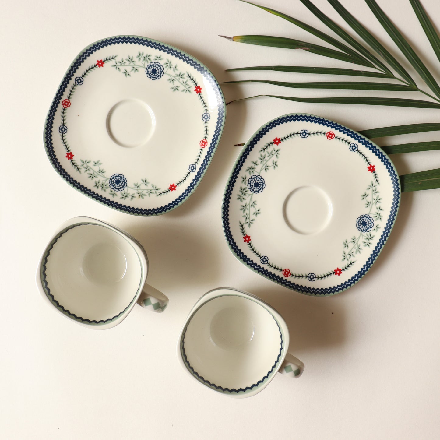 Floret Tea Cup & Saucer (Set of 2)